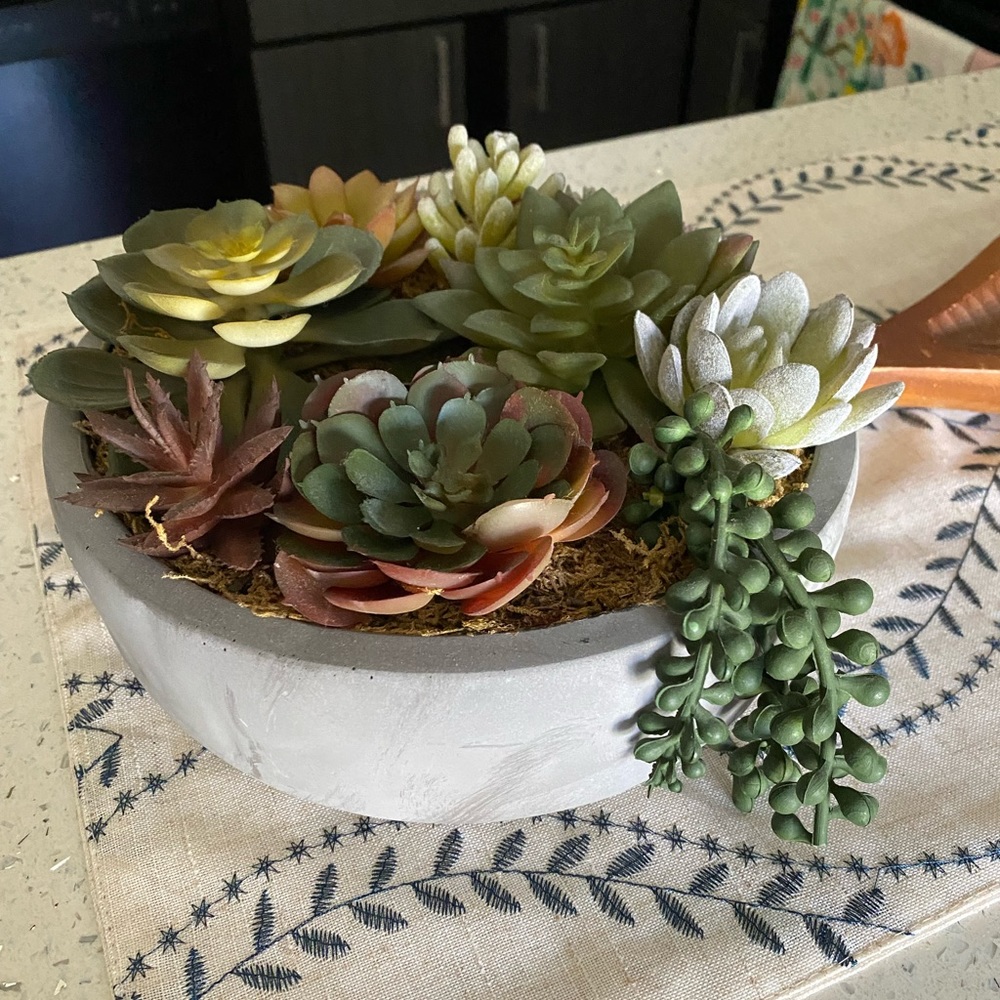 Faux Succulent Arrangement
